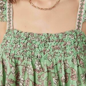 Nala Printed Babydoll Top